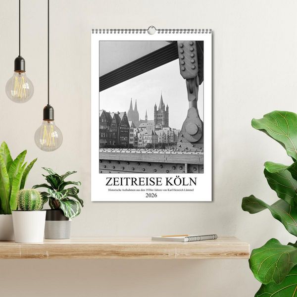 Produktbild: Zeitreise K&ouml;ln 1930er Jahre. Fotograf: Karl Heinrich L&auml;mmel (Wandkalender 2026 DIN A3 hoch), CALVENDO Monatskalender
