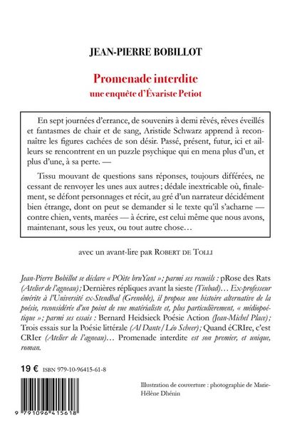 Produktbild: Promenade interdite enquete d'e