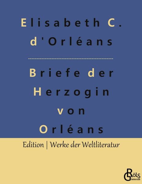 Produktbild: Briefe der Herzogin von Orl&eacute;ans