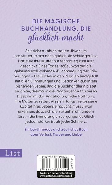 Produktbild: Die Buchhandlung der Erinnerungen
