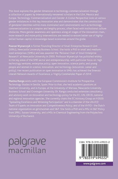 Produktbild: Technology, Commercialization and Gender