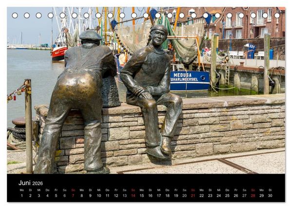 Produktbild: Im Norden - An der Nordsee in Deutschland (Tischkalender 2026 DIN A5 quer), CALVENDO Monatskalender