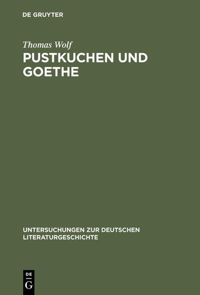 Produktbild: Pustkuchen und Goethe