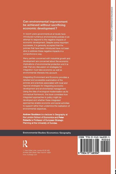 Produktbild: Integrating Environment and Economy