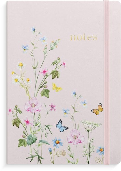 Produktbild: Burde Notizbuch Deluxe A5 Pink Meadow