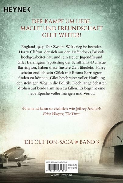 Produktbild: Erbe und Schicksal / Clifton-Saga Band 3