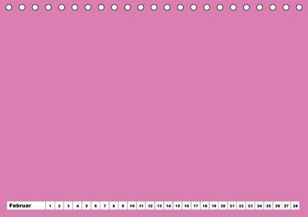Produktbild: Bunter Bastelkalender f&uuml;r M&auml;dchen (Tischkalender immerw&auml;hrend DIN A5 quer)