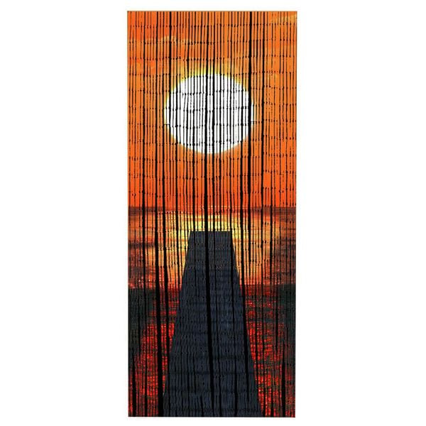 Produktbild: Bambusvorhang Mod. Sonnenuntergang, 90 x 200 cm