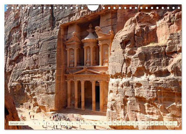 Produktbild: Urlaub in JORDANIEN (Wandkalender 2026 DIN A4 quer), CALVENDO Monatskalender