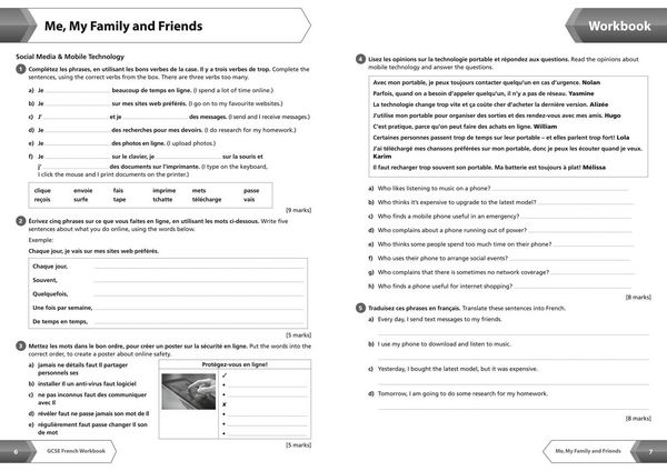 Produktbild: WJEC Eduqas GCSE 9-1 English Language and Literature Workbook