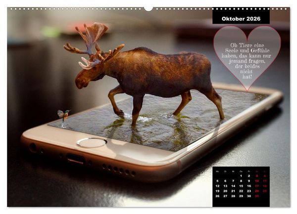 Produktbild: Handy-Kunst by VogtArt (Wandkalender 2026 DIN A2 quer), CALVENDO Monatskalender