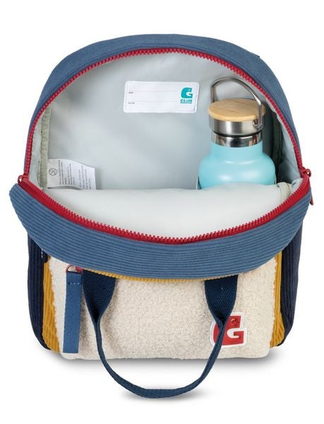 Produktbild: SIEBER Gl&uuml;hw&uuml;rmchen - Kinderrucksack, KIGA Kindergartenrucksack Elena, ocker/dunkelblau, 7 Liter
