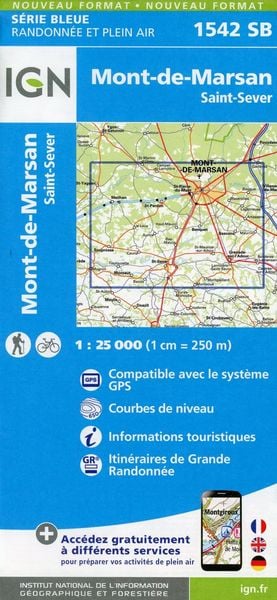 Produktbild: Mont de Marsan 1:25 000