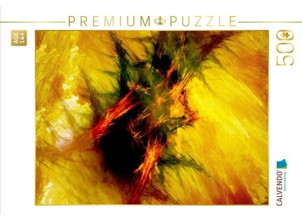 CALVENDO Puzzle Das Feuer CB | 500 Teile Lege-Größe 48 × 36 cm Foto-Puzzle für Erwachsene