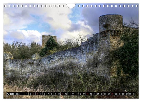 Produktbild: Burgen und Schl&ouml;sser der Eifel (Wandkalender 2026 DIN A4 quer), CALVENDO Monatskalender
