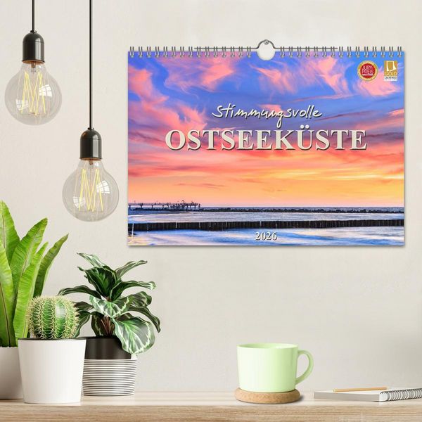 Produktbild: Stimmungsvolle Ostseek&uuml;ste 2026 (Wandkalender 2026 DIN A4 quer), CALVENDO Monatskalender