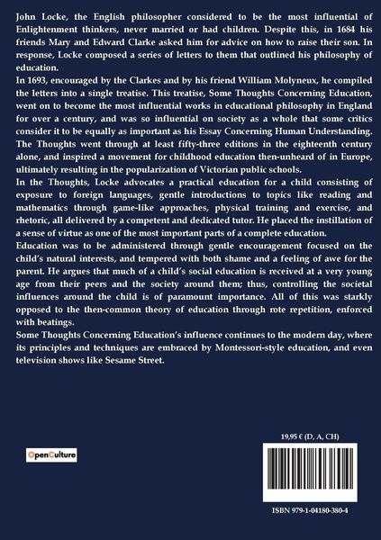 Produktbild: Some Thoughts Concerning Education