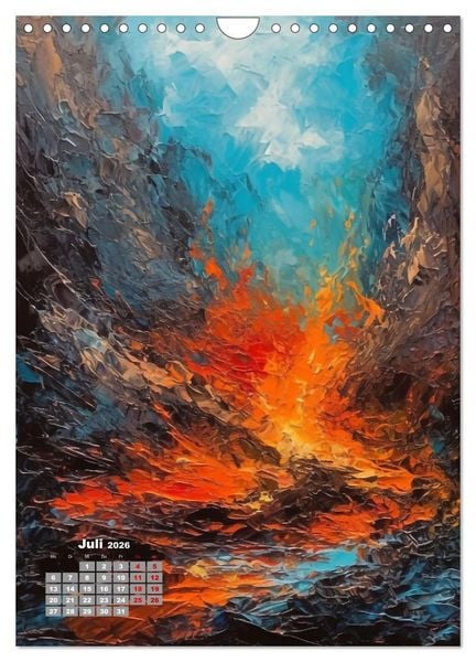 Produktbild: Abstrakte Landschaften (Wandkalender 2026 DIN A4 hoch), CALVENDO Monatskalender