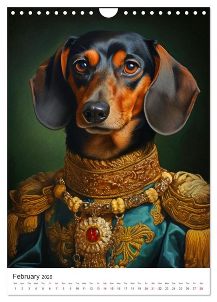 Produktbild: Animal Art - A collection of Renaissance paintings with animal motifs (Wall Calendar 2026 DIN A4 portrait), CALVENDO 12 Month Wall Calendar