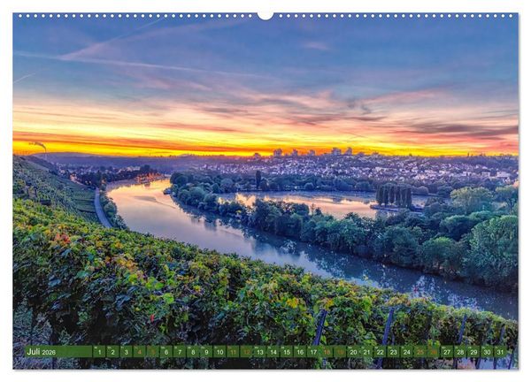 Produktbild: Malerisches Stuttgart (Wandkalender 2026 DIN A2 quer), CALVENDO Monatskalender
