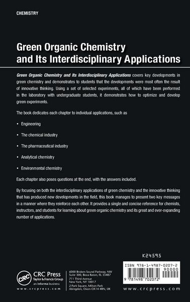 Produktbild: Green Organic Chemistry and its Interdisciplinary Applications