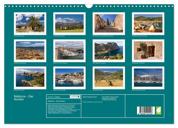 Produktbild: Mallorca &ndash; Der Norden (Wandkalender 2027 DIN A3 quer), CALVENDO Monatskalender