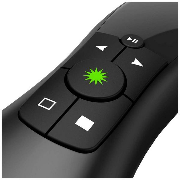 Produktbild: Hama Greenlight-Pointer, 4in1 Funk Funk Presenter inkl. Laserpointer, integriertes Display