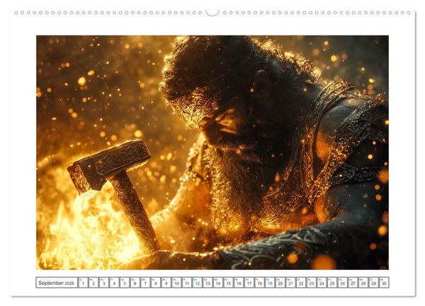 Produktbild: G&ouml;tterfunken (hochwertiger Premium Wandkalender 2026 DIN A2 quer), Kunstdruck in Hochglanz
