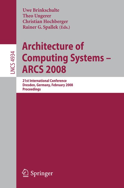 Produktbild: Architecture of Computing Systems - ARCS 2008