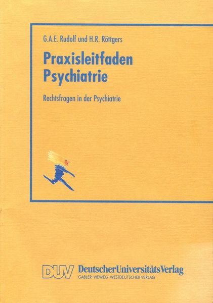 Produktbild: Rechtsfragen in der Psychiatrie