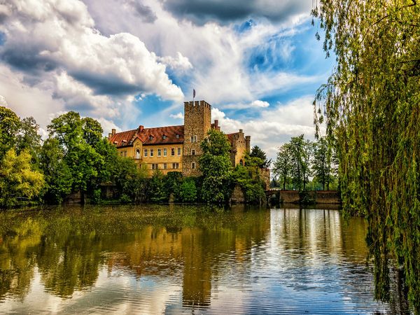 Produktbild: CALVENDO Puzzle Schlosspark Flechtingen | 1000 Teile Lege-Gr&ouml;&szlig;e 64x48cm Foto-Puzzle f&uuml;r gl&uuml;ckliche Stunden