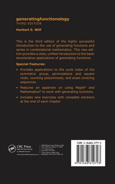 Produktbild: generatingfunctionology