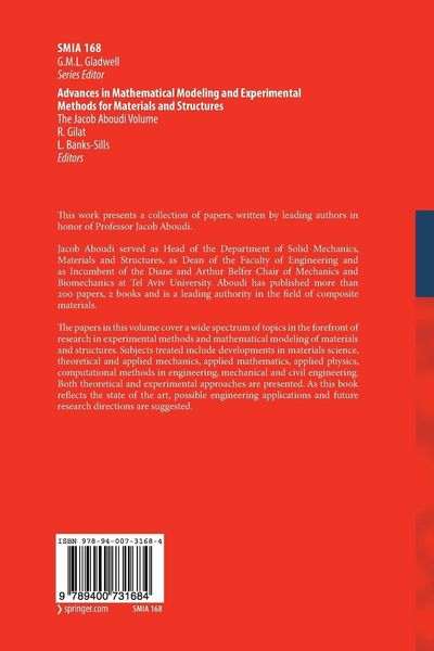 Produktbild: Advances in Mathematical Modeling and Experimental Methods for Materials and Structures