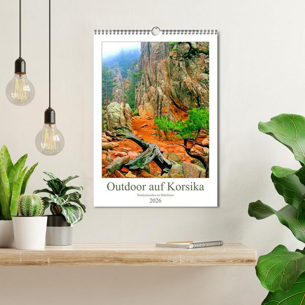 Produktbild: Outdoor auf Korsika - Wanderparadies im Mittelmeer (Wandkalender 2026 DIN A3 hoch), CALVENDO Monatskalender