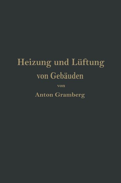 Produktbild: Heizung und L&uuml;ftung von Geb&auml;uden
