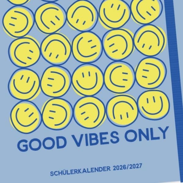 Produktbild: Sch&uuml;lerkalender 2026 / 2027 Good Vibes Only