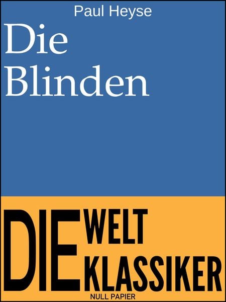 Produktbild: Die Blinden