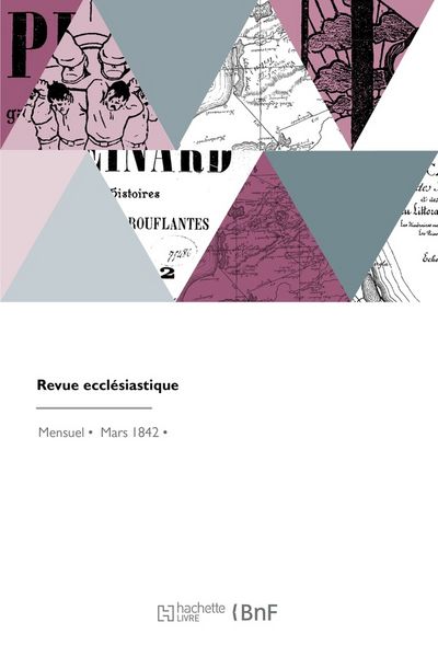 Produktbild: Revue ecclesiastique