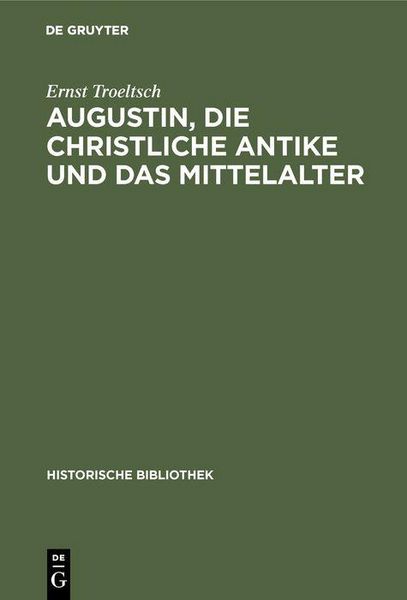 Produktbild: Augustin, die christliche Antike und das Mittelalter
