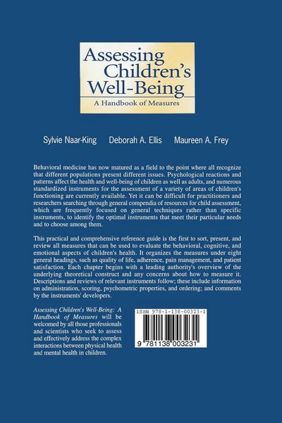 Produktbild: Assessing Children's Well-Being