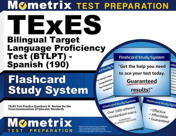 Produktbild: TExES Bilingual Target Language Proficiency Test (Btlpt) - Spanish (190) Flashcard Study System