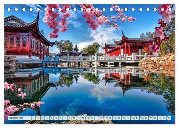 Produktbild: Japan - Hightech und Tradition (Tischkalender 2026 DIN A5 quer), CALVENDO Monatskalender