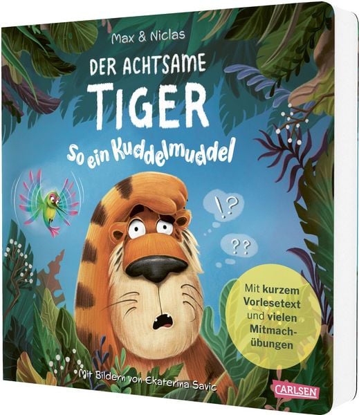 Produktbild: Der achtsame Tiger: So ein Kuddelmuddel! (Pappbilderbuchausgabe)