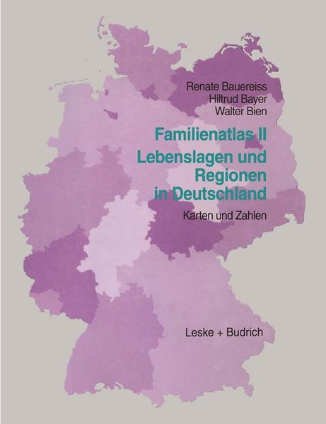 Produktbild: Familien-Atlas II: Lebenslagen und Regionen in Deutschland