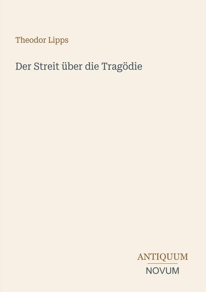 Produktbild: Der Streit &uuml;ber die Trag&ouml;die