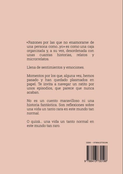 Produktbild: Razones por las que no enamorarse de una persona como... yo
