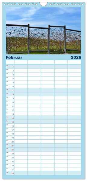 Produktbild: Familienplaner 2026 - Heiligenhafen immer wieder mit 5 Spalten (Wandkalender, 21 x 45 cm) CALVENDO