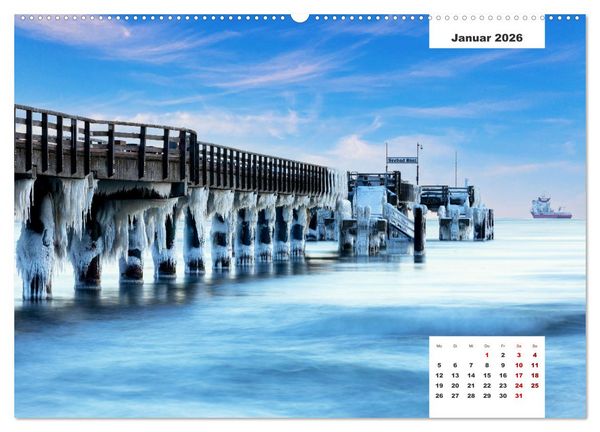 Produktbild: R&uuml;gen Panorama (hochwertiger Premium Wandkalender 2026 DIN A2 quer), Kunstdruck in Hochglanz