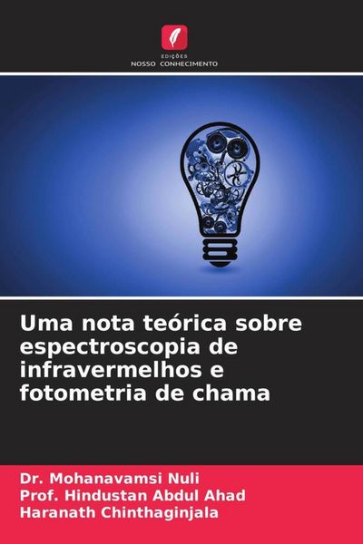 Produktbild: Uma nota te&oacute;rica sobre espectroscopia de infravermelhos e fotometria de chama