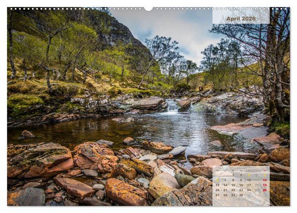 Produktbild: Rauhes Schottland (Wandkalender 2026 DIN A2 quer), CALVENDO Monatskalender
